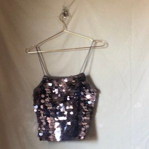 Forever 21 sequins tank top Small